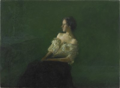 Study of a Woman Seated by Thomas Wilmer Dewing